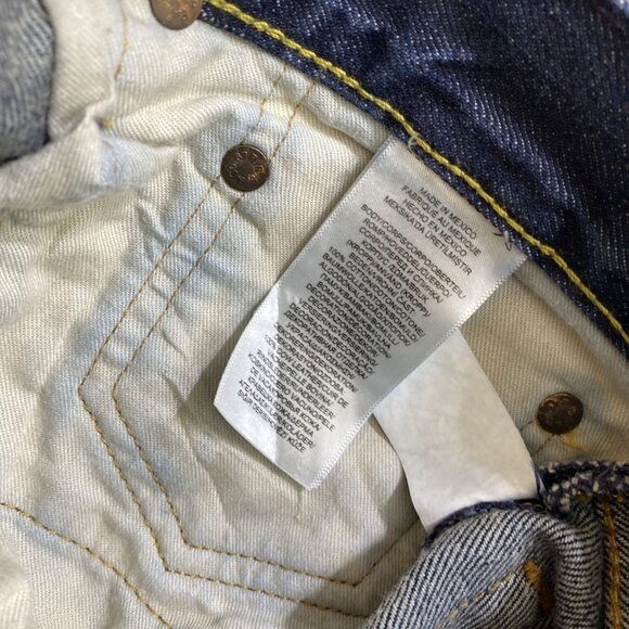 Polo Ralph Lauren Hampton Relaxed Straight Jeans Mens 32x32 Denim Dark Wash - Picture 11 of 11